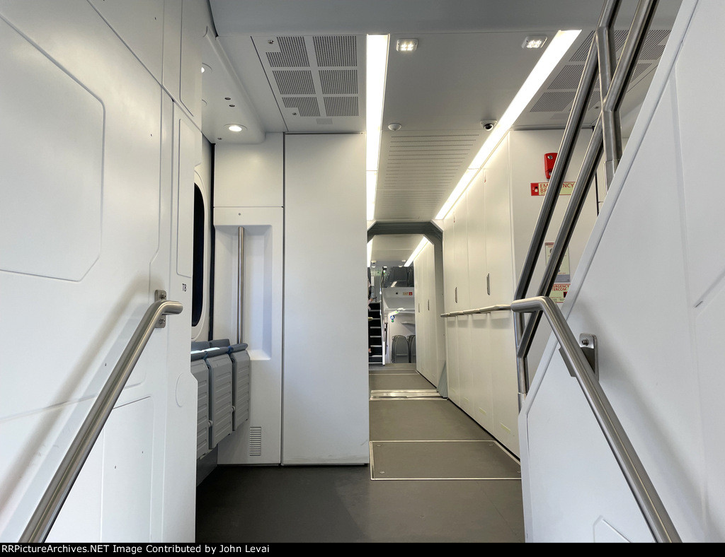 Interior of Caltrain KISS MU Car